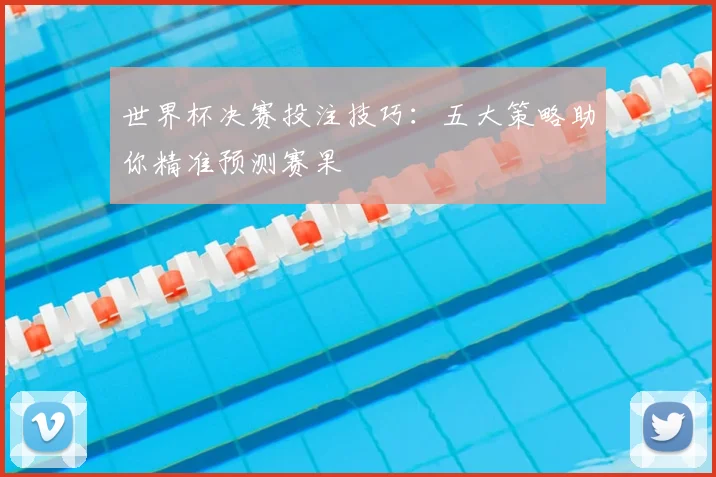世界杯决赛投注技巧：五大策略助你精准预测赛果